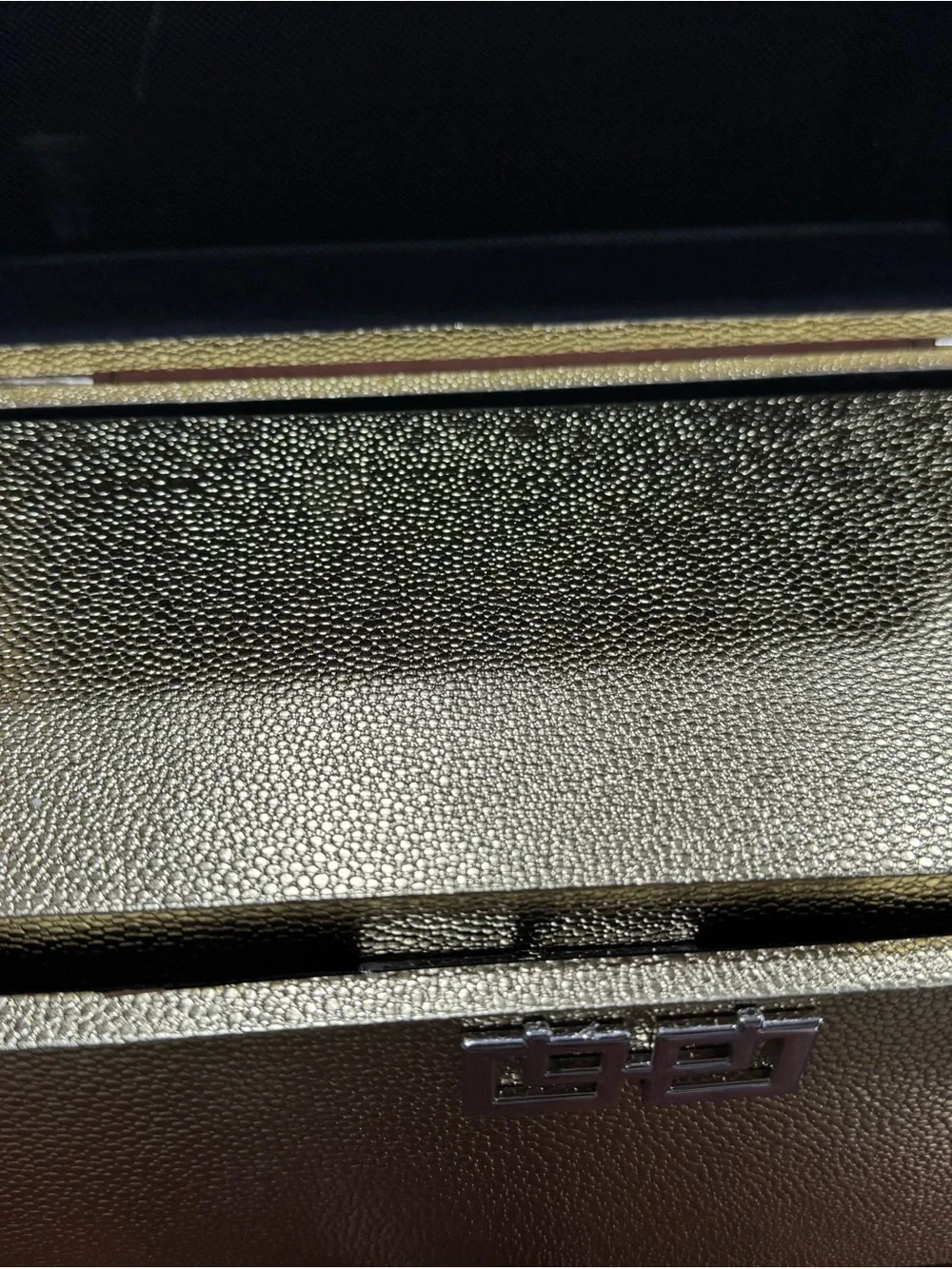 N/A shimmery metallic